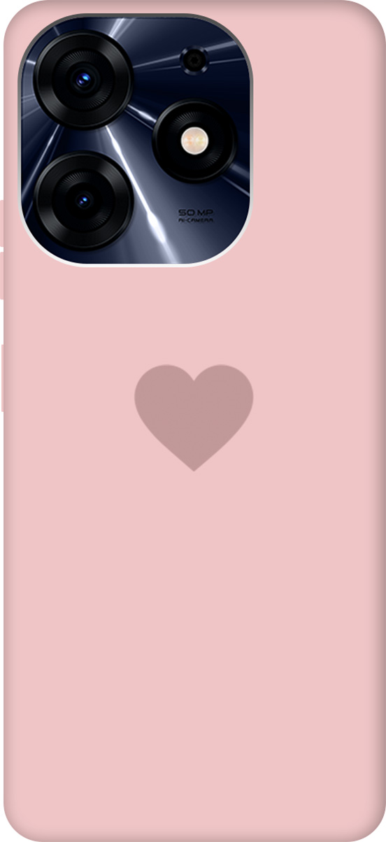 

Чехол на Tecno Spark 10 Pro "Heart" розовый, 159577