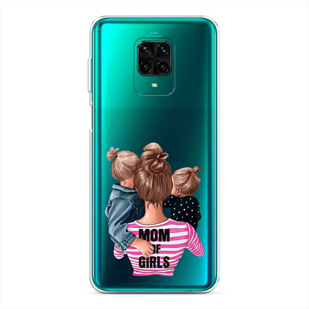 фото Силиконовый чехол "mom of girls" на xiaomi redmi note 9 pro awog