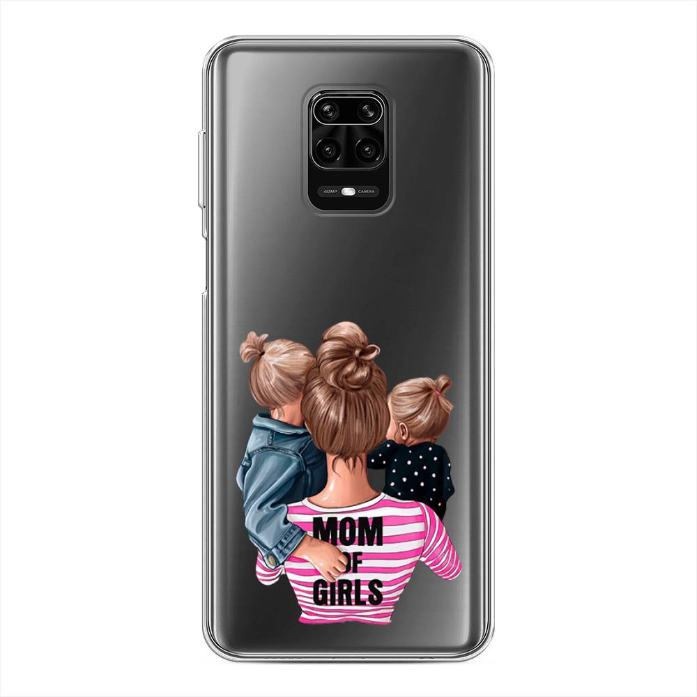 фото Силиконовый чехол "mom of girls" на xiaomi redmi note 9s awog