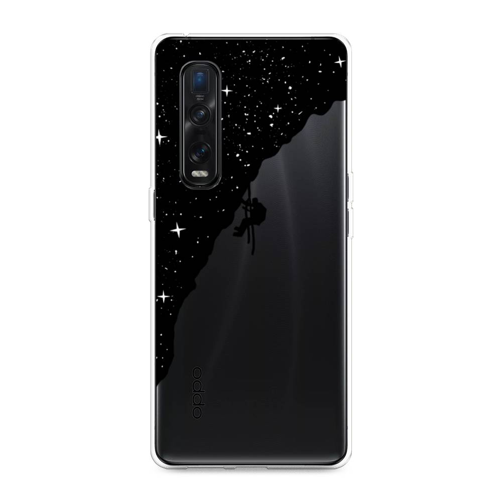 

Чехол Awog на Oppo Find X2 Pro "Скалолаз в космосе", Разноцветный, 253350-4