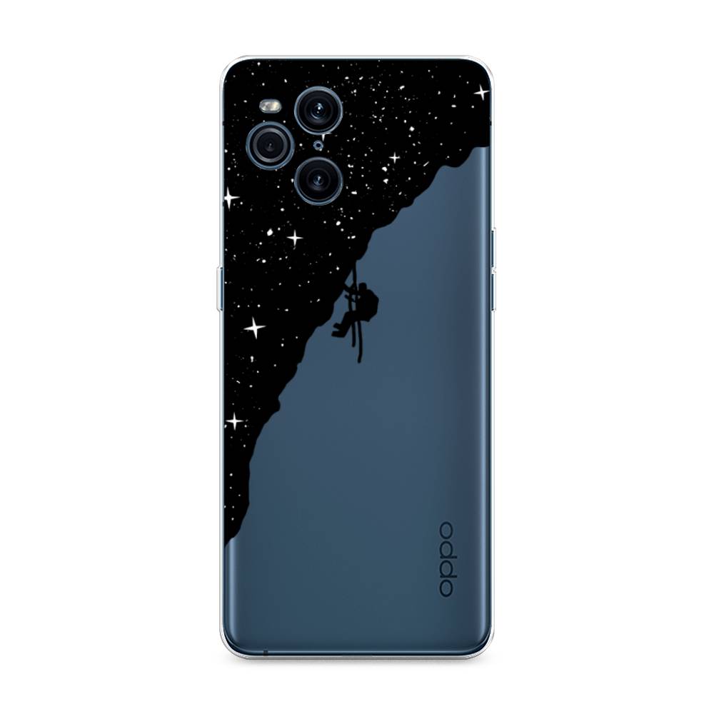 

Чехол Awog на Oppo Find X3 Pro "Скалолаз в космосе", Разноцветный, 255750-4