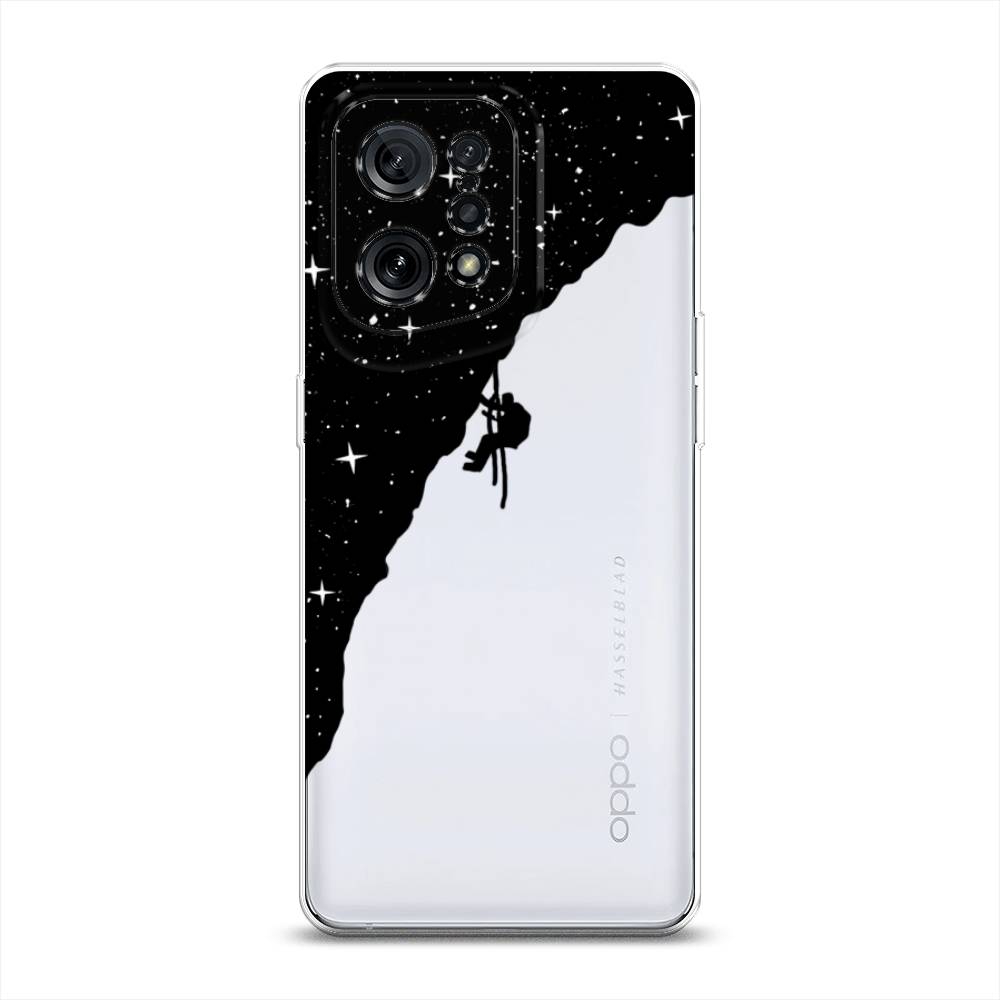 

Чехол Awog на Oppo Find X5 "Скалолаз в космосе", Разноцветный, 259750-4