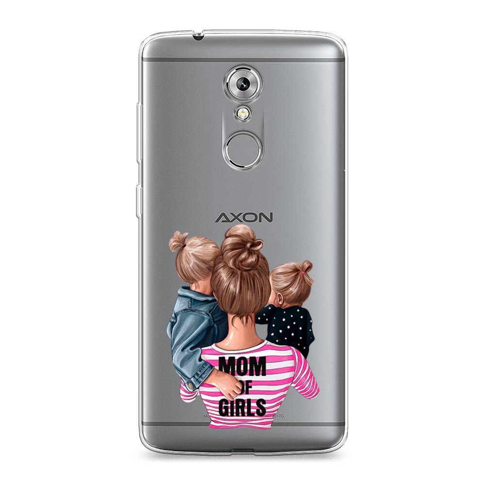 

Чехол Awog на ZTE Axon 7 / ЗТЕ Аксон 7 "Mom of Girls", Разноцветный, 131450-6