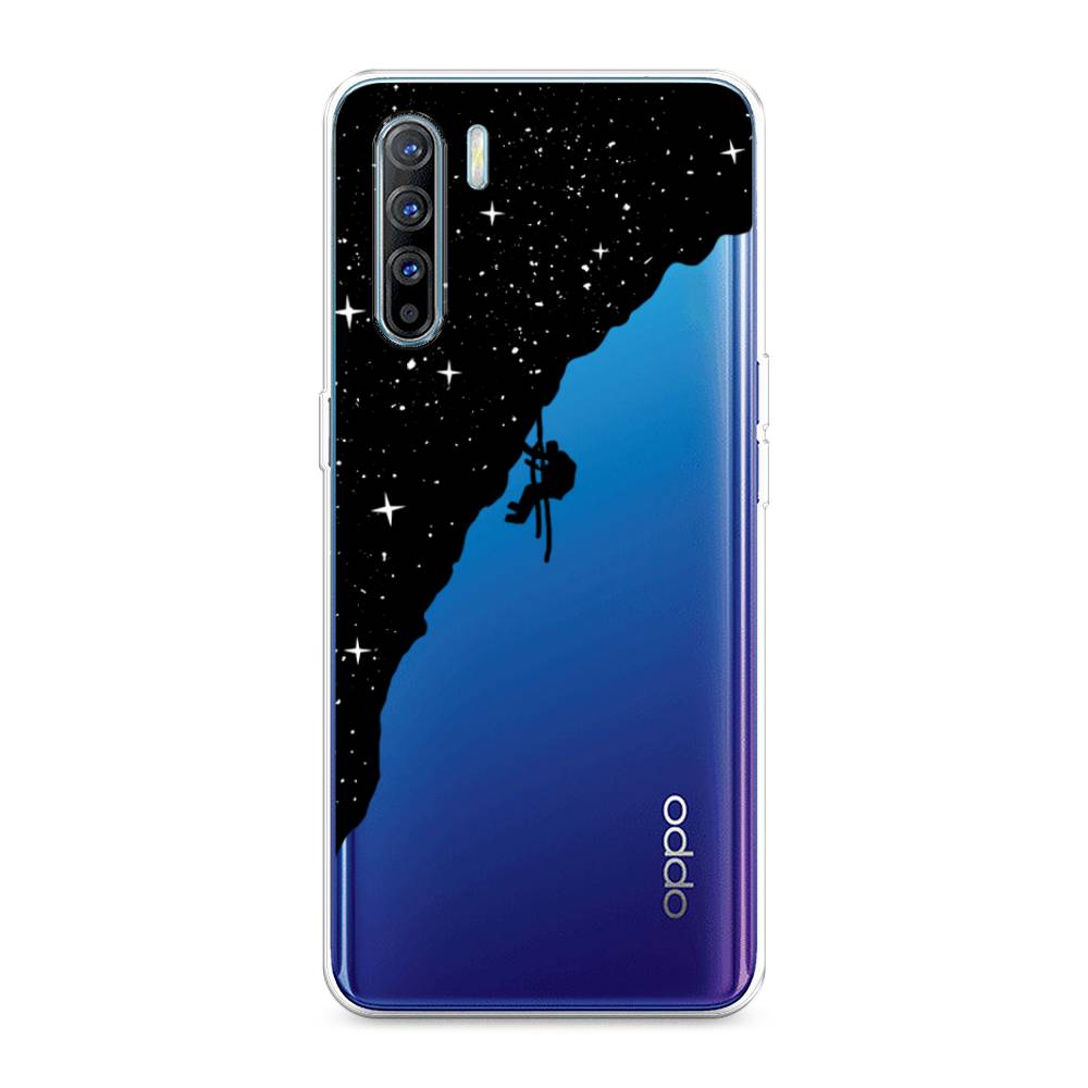 

Чехол Awog на Oppo A91/Reno 3 "Скалолаз в космосе", Разноцветный, 252450-4