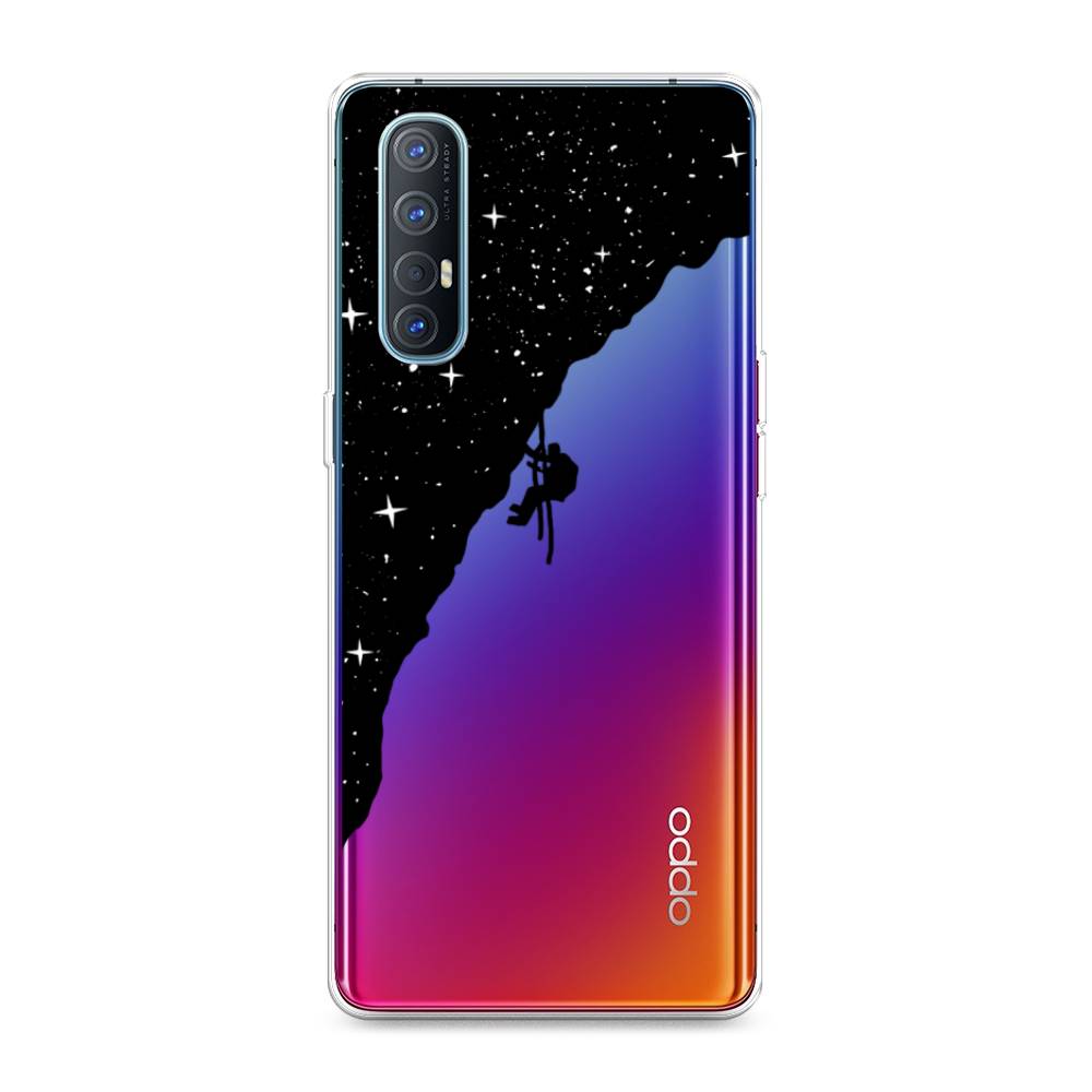 

Чехол Awog на Oppo Reno 3 Pro "Скалолаз в космосе", Разноцветный, 252550-4