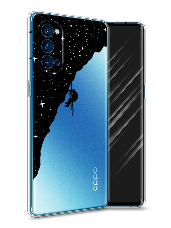 

Чехол Awog на Oppo Reno 4 Pro 5G "Скалолаз в космосе", Разноцветный, 253750-4