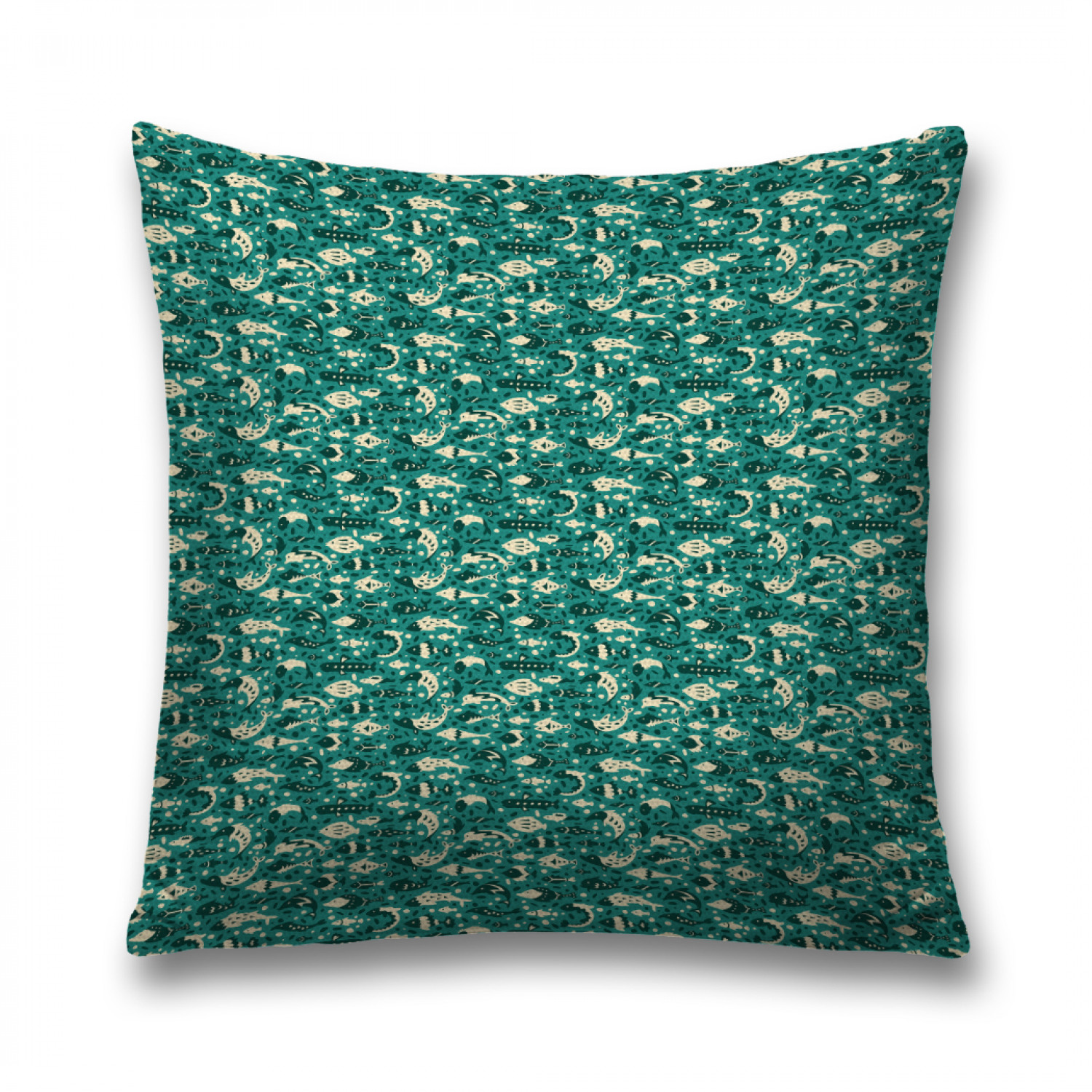 

Наволочка декоративная JoyArty "Двухцветные рыбы" на молнии, 45x45 см, Двухцветные рыбы