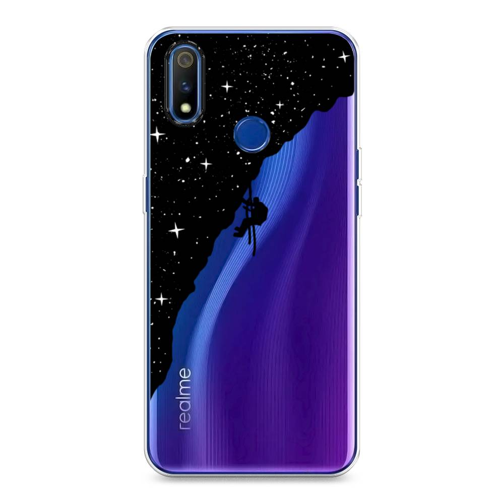 

Чехол Awog на Realme 3 Pro "Скалолаз в космосе", Разноцветный, 251250-4