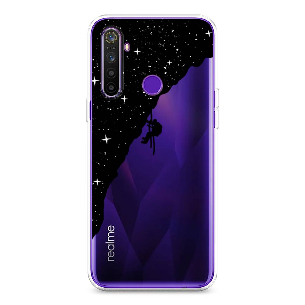 

Чехол Awog на Realme 5 "Скалолаз в космосе", Разноцветный, 251550-4