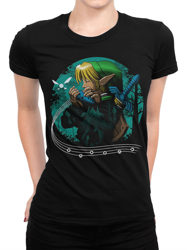 

Футболка женская Design Heroes The Legend of Zelda черная S, Черный, The Legend of Zelda