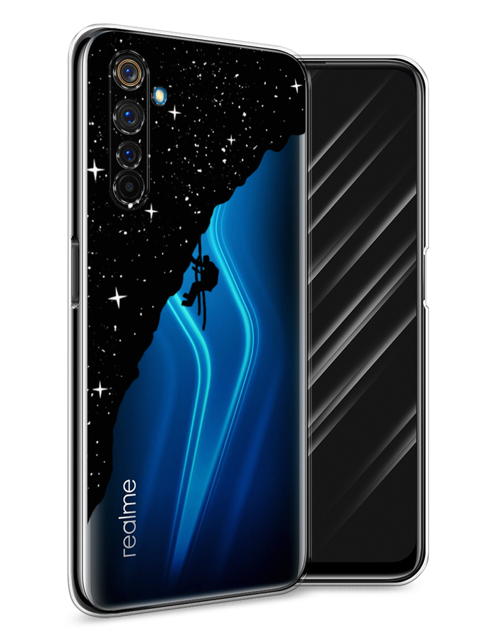 

Чехол Awog на Realme 6 Pro "Скалолаз в космосе", Разноцветный, 252850-4