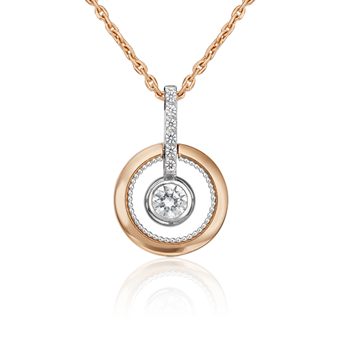 фото Подвеска из золота с swarovski platina jewelry 03-3007-00-501-1111-38_0