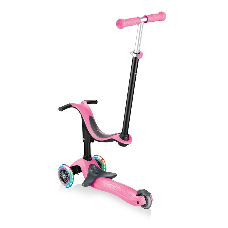 

Самокат-беговел д/малышей 3-х колесный GLOBBER Go Up Sporty Plus Lights,голубой
