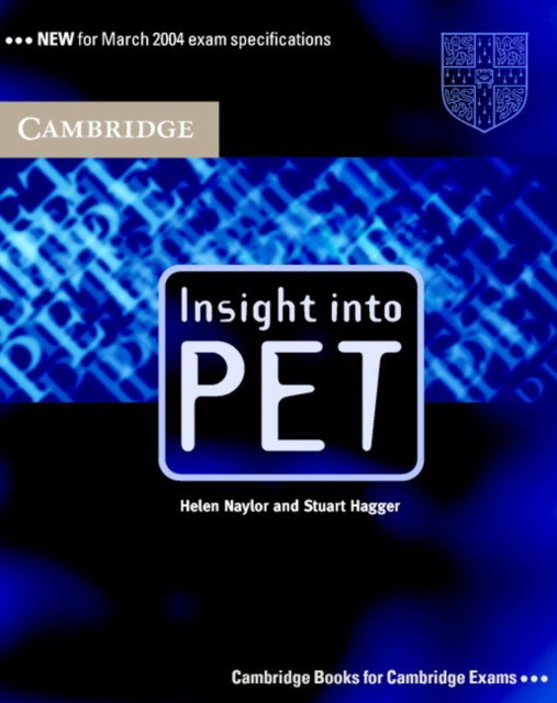 

Insight into PET Student's Book