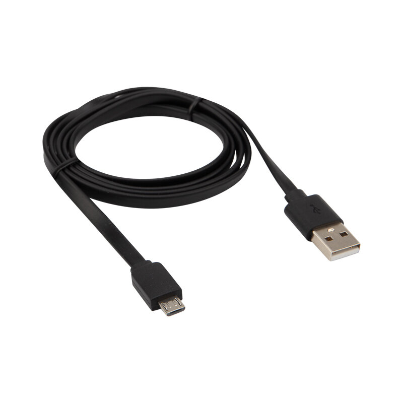 

Кабель Rexant USB - Micro-USB, 2.4 А, 1 м, черный (18-4270)