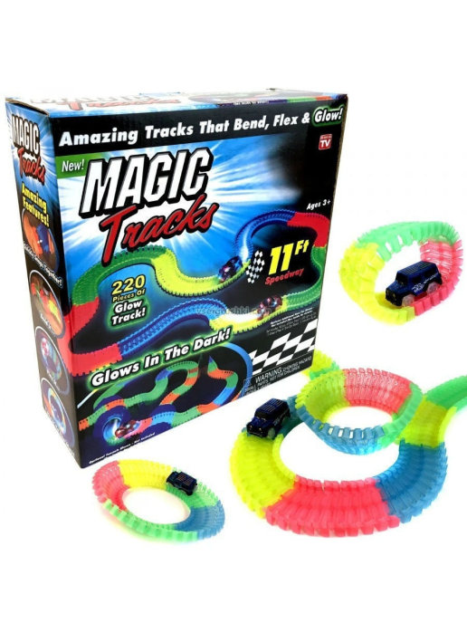 

Автотрек Magic Tracks, машинка синяя 00101036