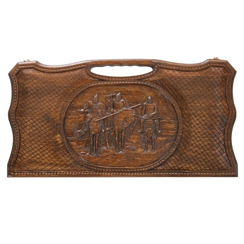 

Нарды резные Harutyunyan Три Богатыря большие 60