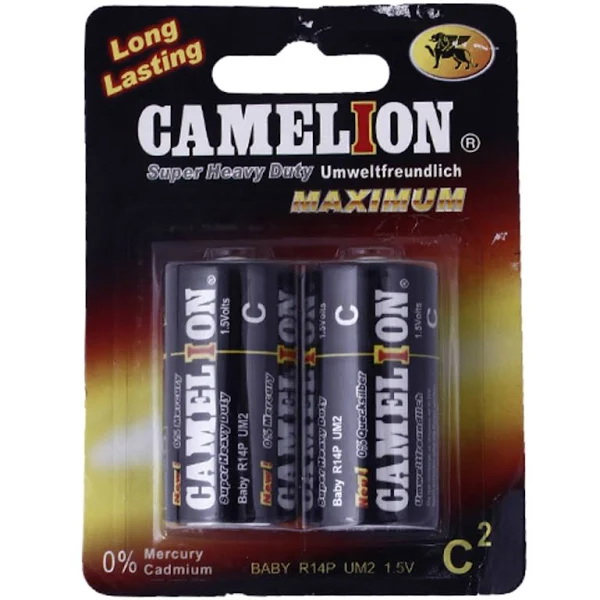 

Батарейка C R14 1.5V блистер 2шт. (цена за 1шт.) Saline Maximum CAMELION