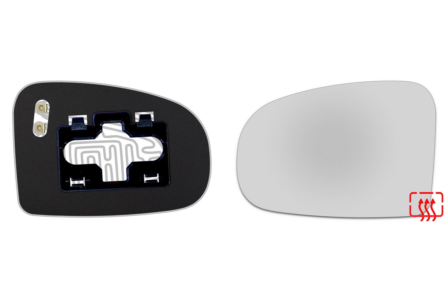 

Зеркальный Элемент Левый Toyota Prius Iii (11-15) Сфера Нейтральный С Обогревом