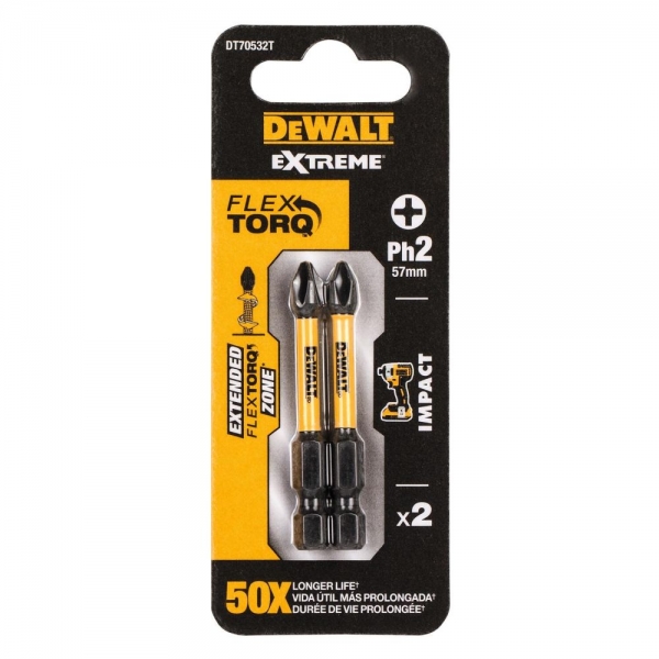 

Dewalt DeWalt Биты ударные IMPACT Torsion Pz2,50мм,2шт
