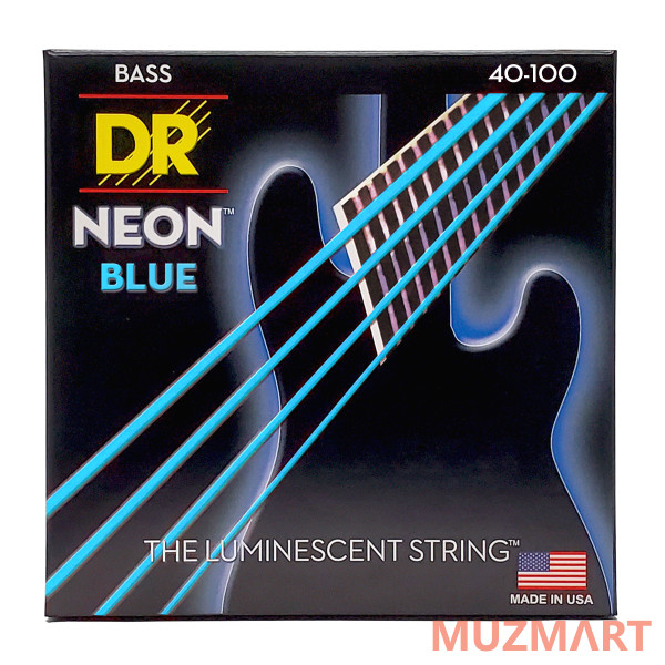 DR NBB-40 HI-DEF NEON Струны для 4-струнной бас-гитары