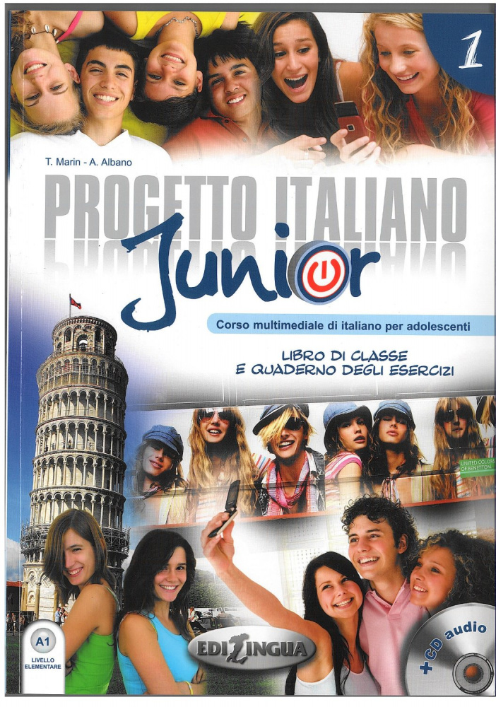 

Progetto italiano Junior 1 (Libro di classe & Quaderno degli esercizi) + CD audio