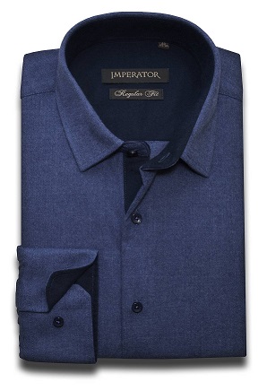 Рубашка мужская Maestro James 8 синяя 39/178-186