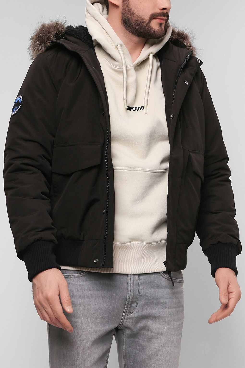 Куртка мужская Superdry M5011113A черная XL