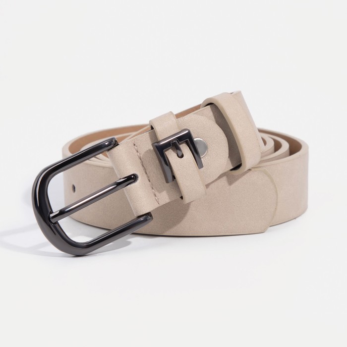 

Ремень женский NoBrand 5140498 бежевый, 110 см, 5140498