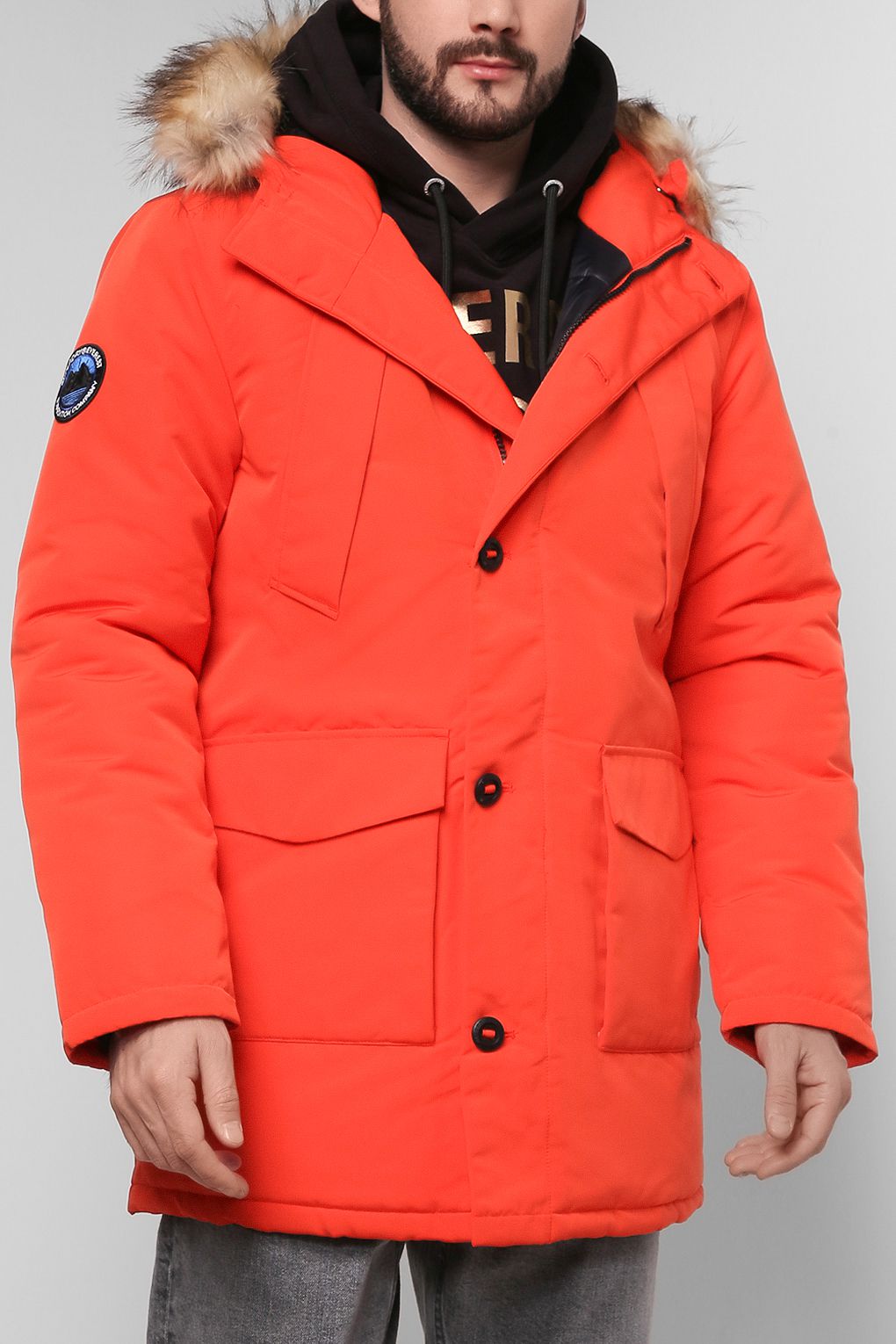 

Парка мужская Superdry M5011192A оранжевая 2XL, M5011192A