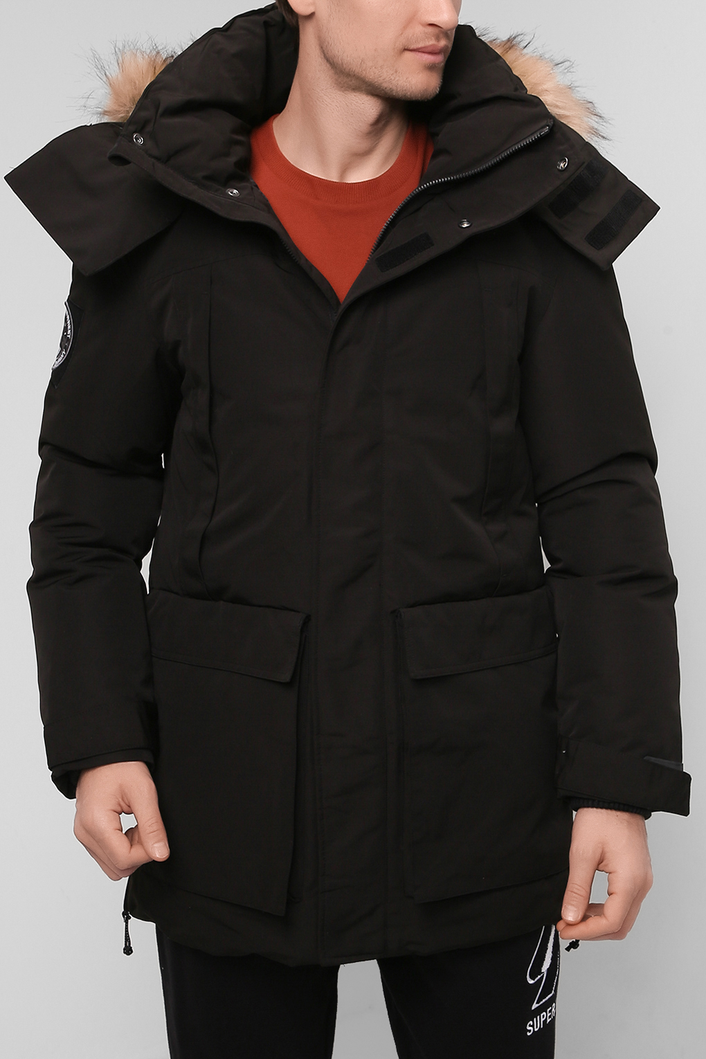 

Парка мужская Superdry M5011193A черная S, M5011193A