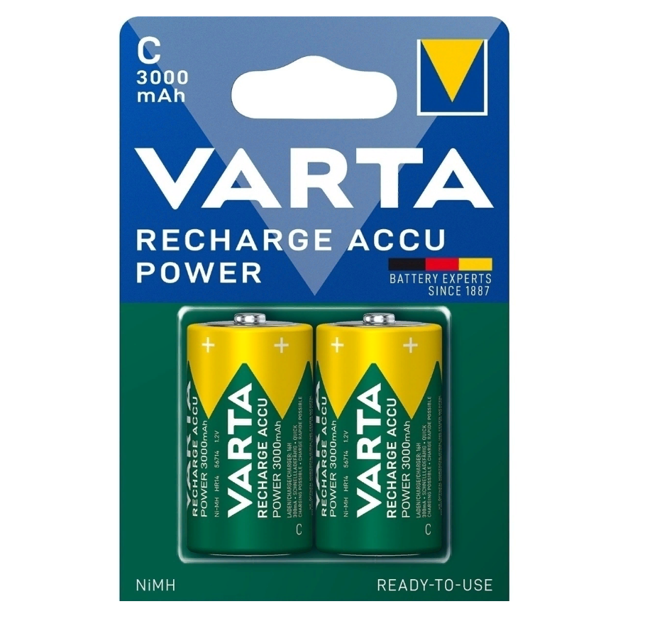 Аккумуляторы VARTA С R2U 3000 мАч (2шт)
