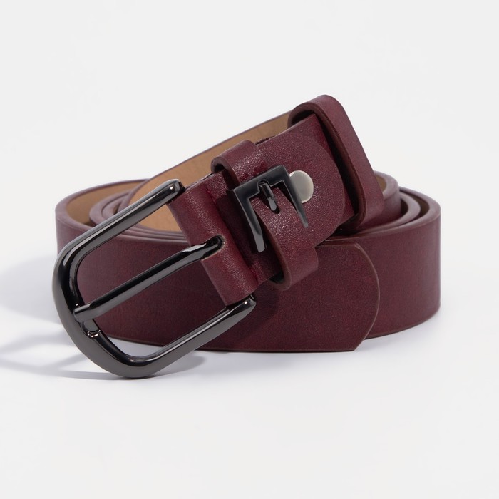 

Ремень женский NoBrand 5140494 бордовый, 110 см, 5140494