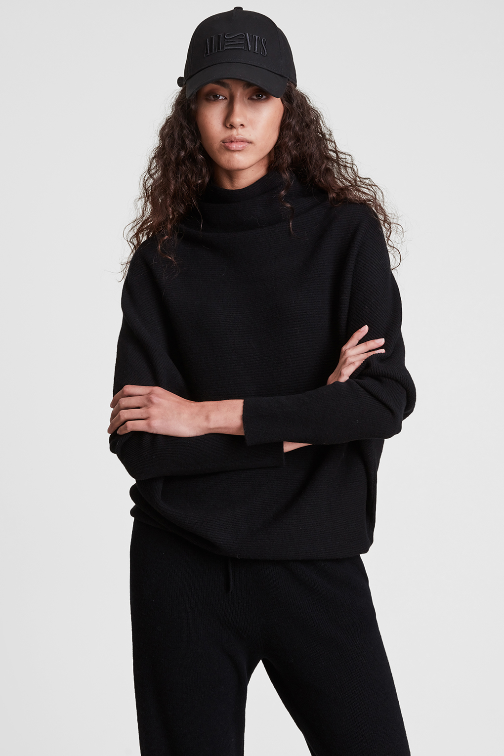 

Свитер женский Allsaints WK153M черный S, WK153M