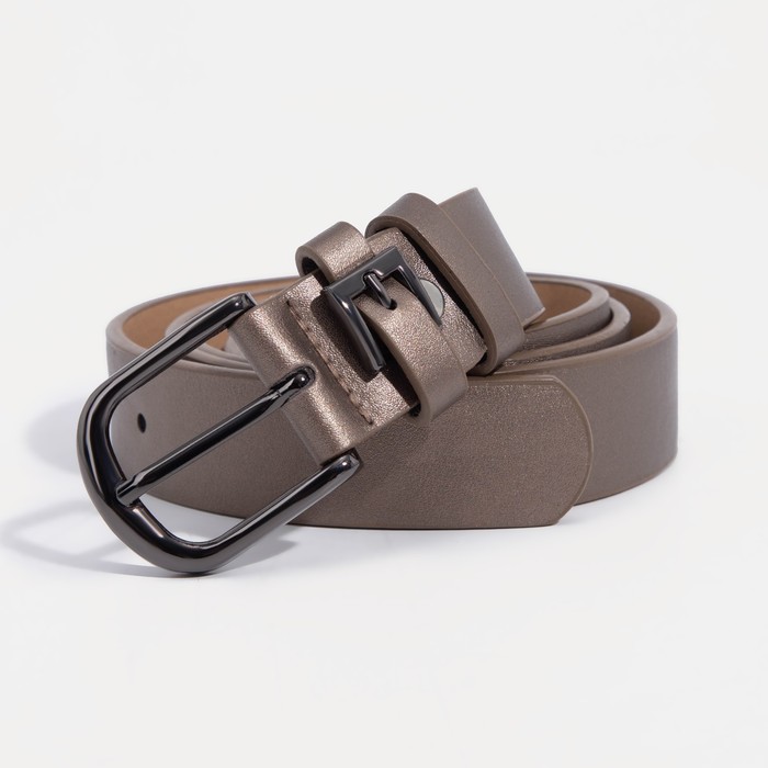 

Ремень женский NoBrand 5140497 бронзовый, 110 см, Золотистый, 5140497