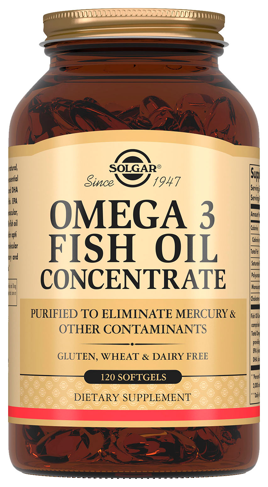 Купить Омега-3 Solgar концентрат рыбьего жира капсулы 120 шт.