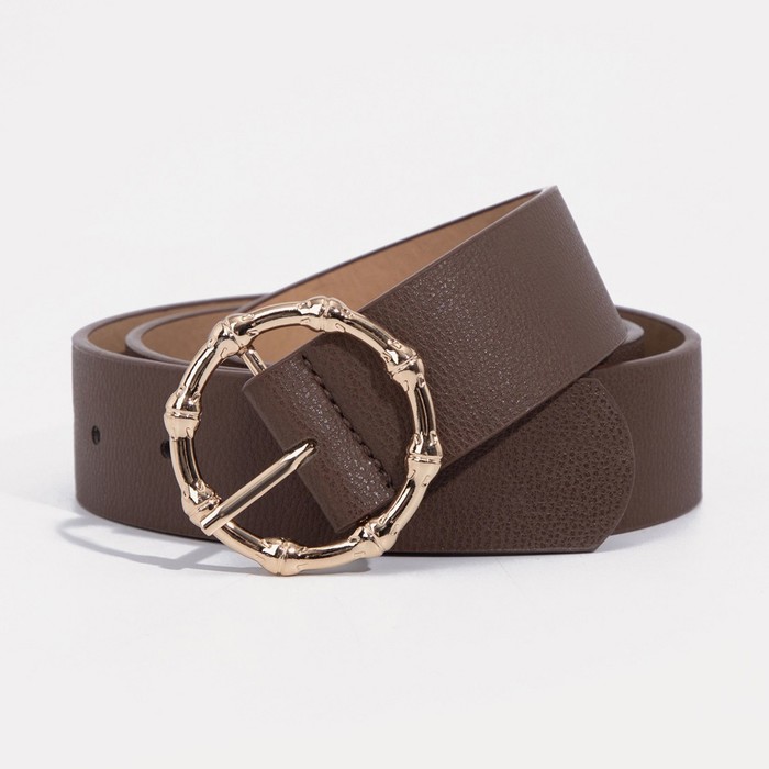

Ремень женский NoBrand 5140389 коричневый, 110 см, 5140389