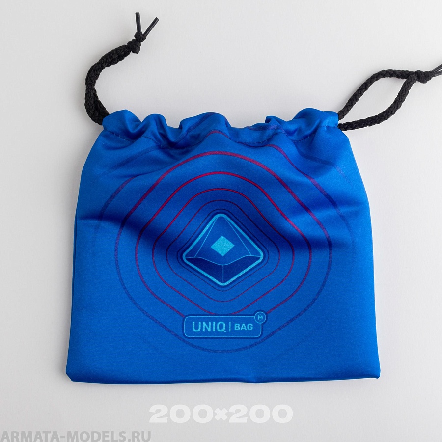 1188 Тканевый мешок с печатью синий, 2020, на шнурке