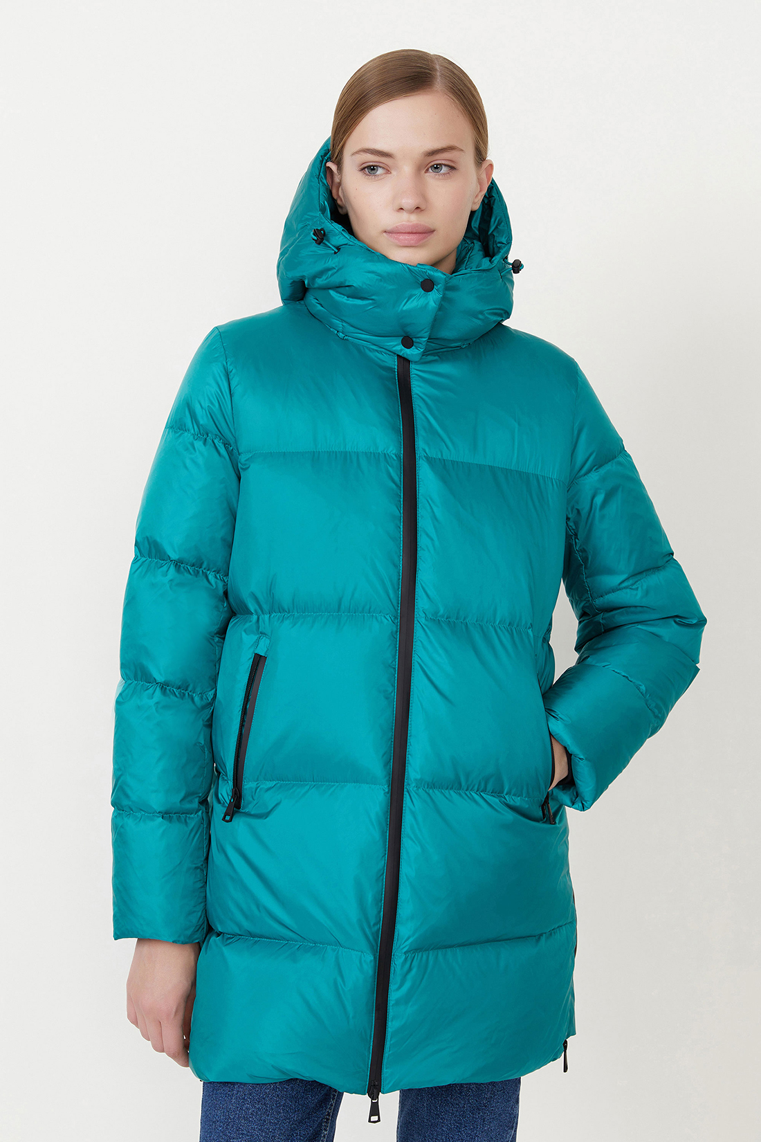 

Пуховик женский Baon B0023575 зеленый XXL, B0023575
