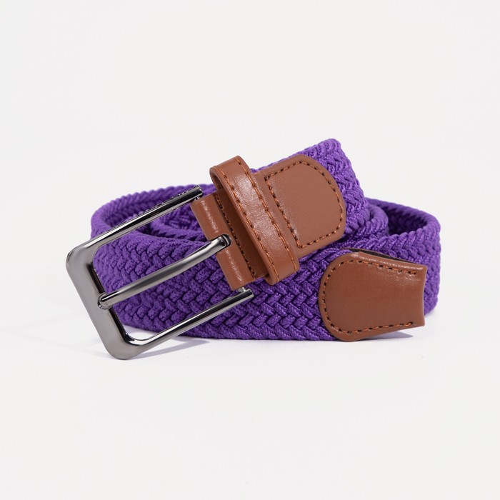 

Ремень женский NoBrand 9227071 фиолетовый, 115 см, 9227071