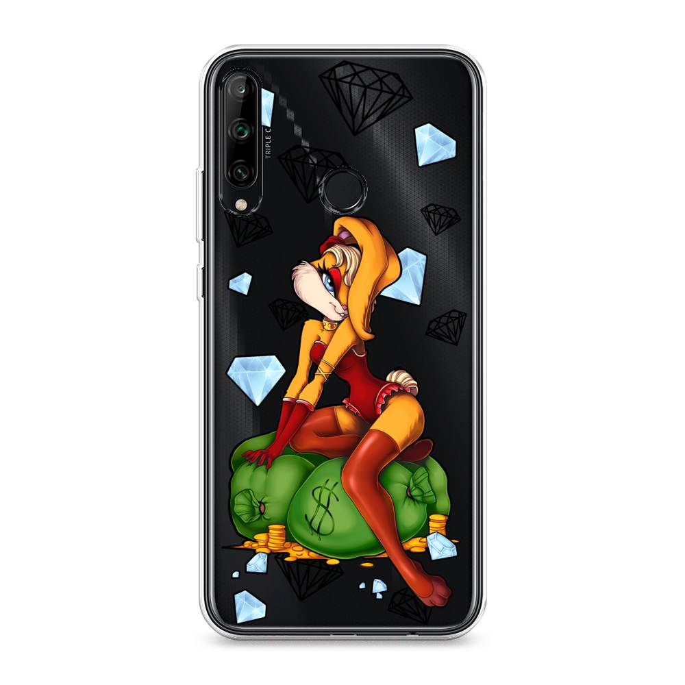 

Чехол на Honor 9C/Huawei P40 Lite E/Y7p "Лола Банни с бриллиантами", Красный;оранжевый;зеленый, 612550-6