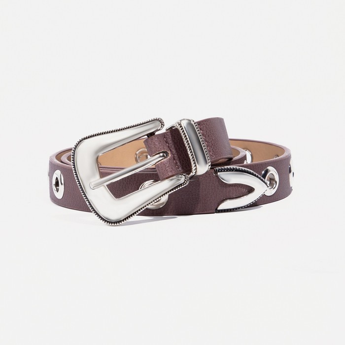 

Ремень женский NoBrand 5140406 фиолетовый, 110 см, 5140406