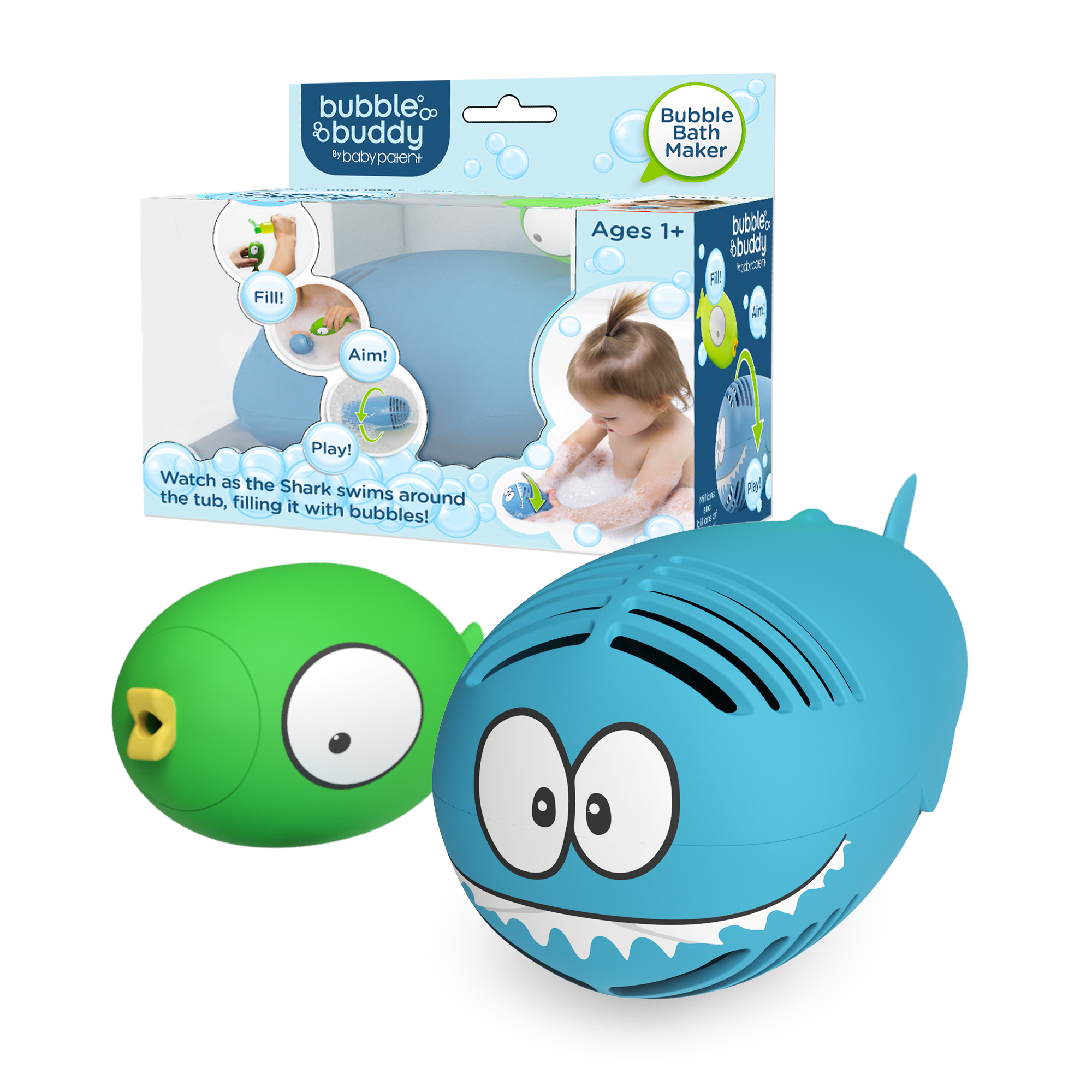 Генератор мыльных пузырей Baby Patent Bubble Buddy генератор мыльных пузырей market toys lab bubble rocket