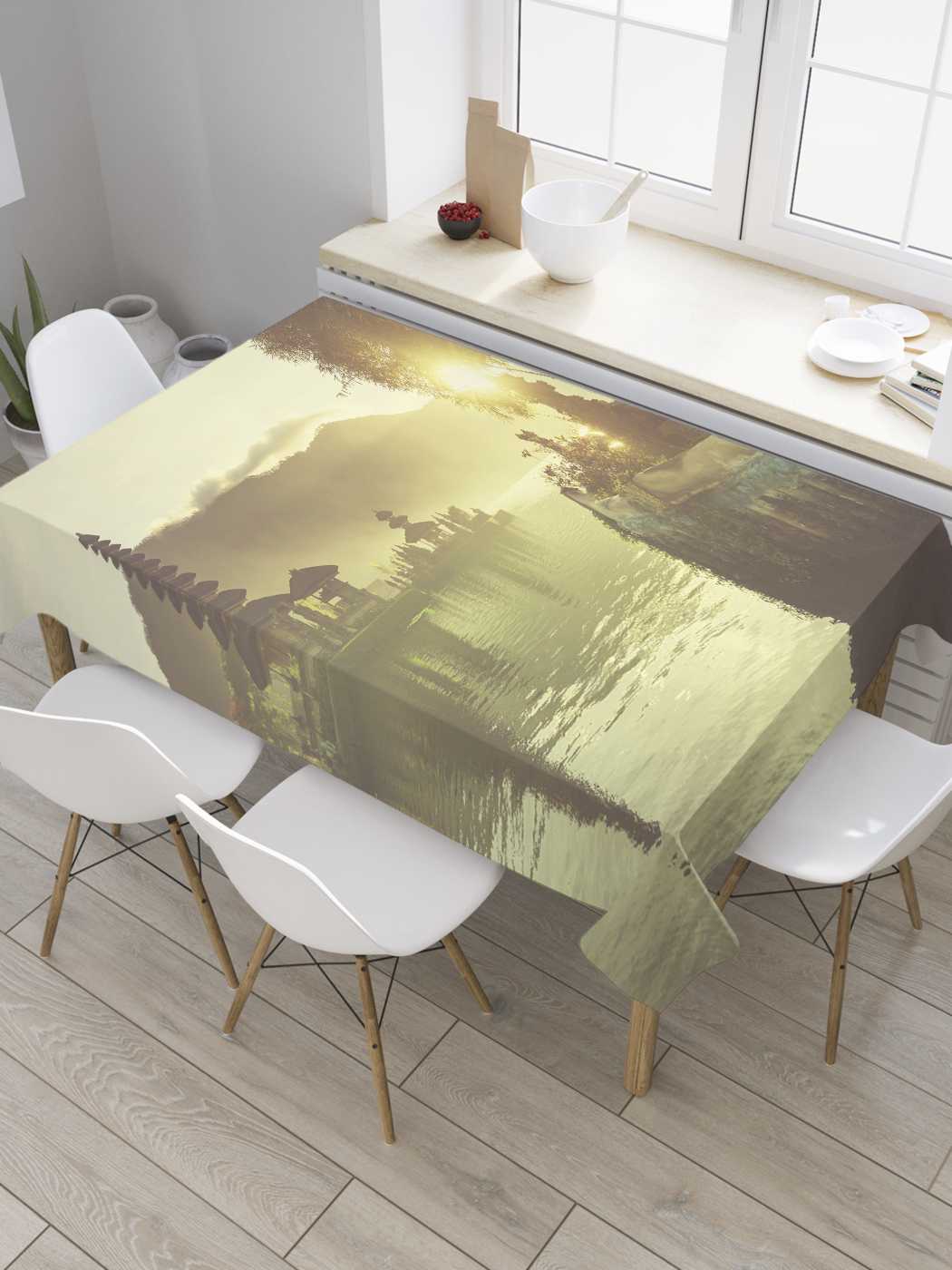 

Скатерть прямоугольная JoyArty "Пейзажи Индонезии" из сатена, 120x145 см, Коричневый, Пейзажи Индонезии