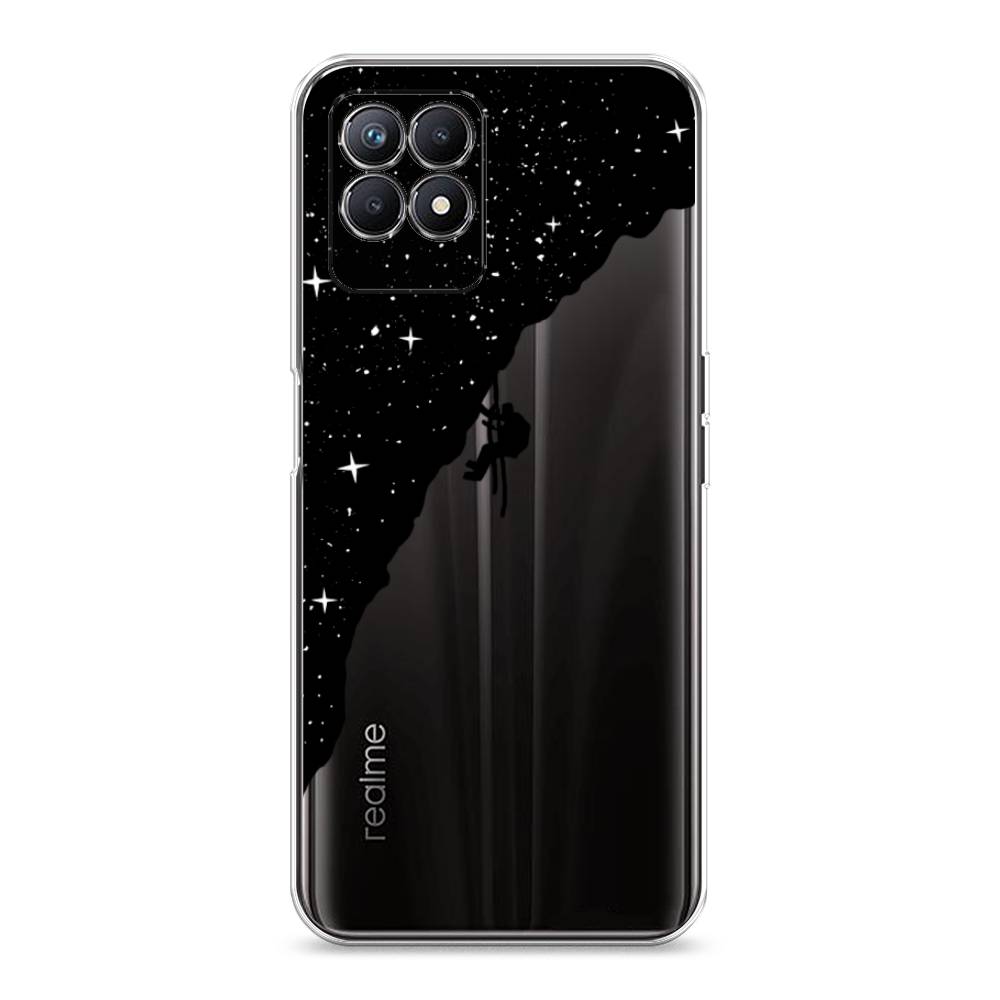 

Чехол Awog на Realme 8i "Скалолаз в космосе", Разноцветный, 257350-4
