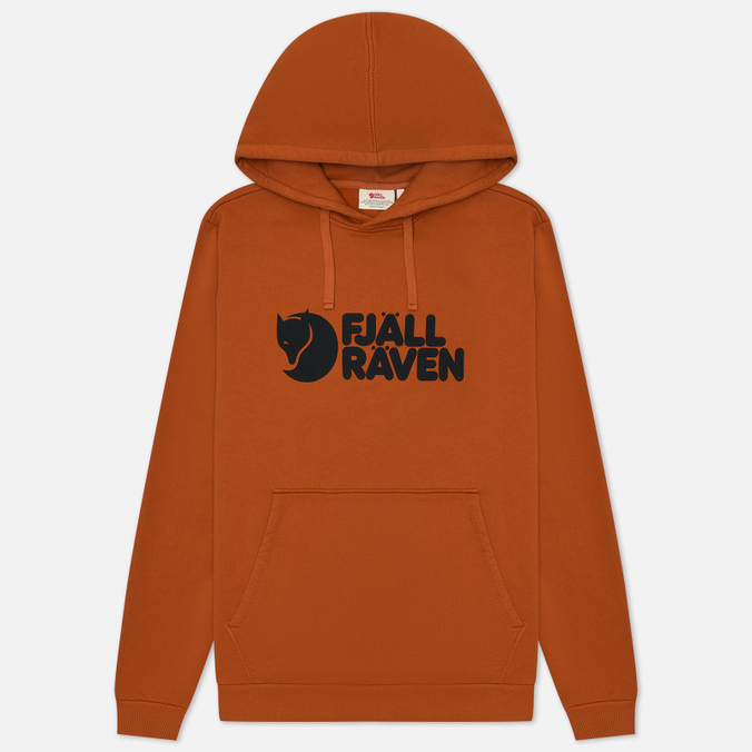 

Мужская толстовка Fjallraven Logo Hoodie оранжевый, Размер L, Logo Hoodie