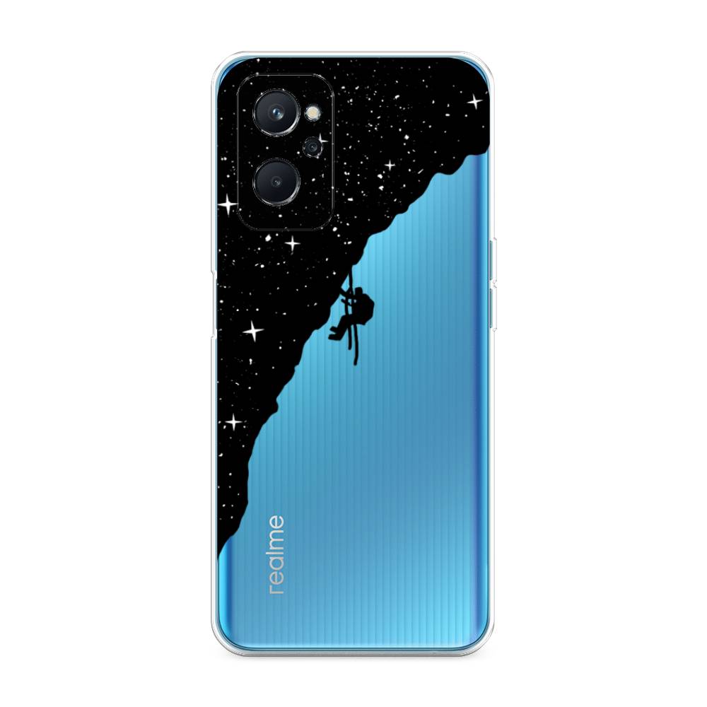 

Чехол Awog на Realme 9i/Oppo A96 4G "Скалолаз в космосе", Разноцветный, 258050-4