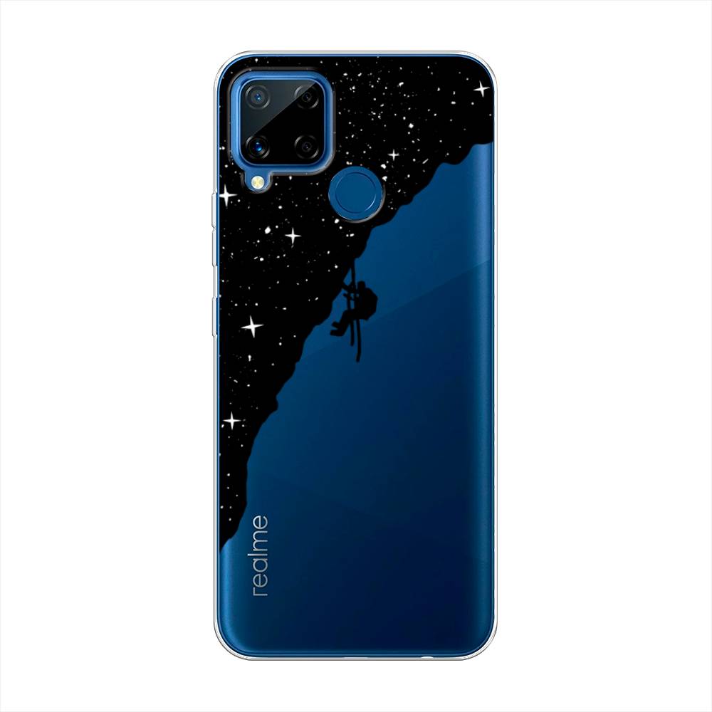 

Чехол Awog на Realme C15 "Скалолаз в космосе", Разноцветный, 255050-4