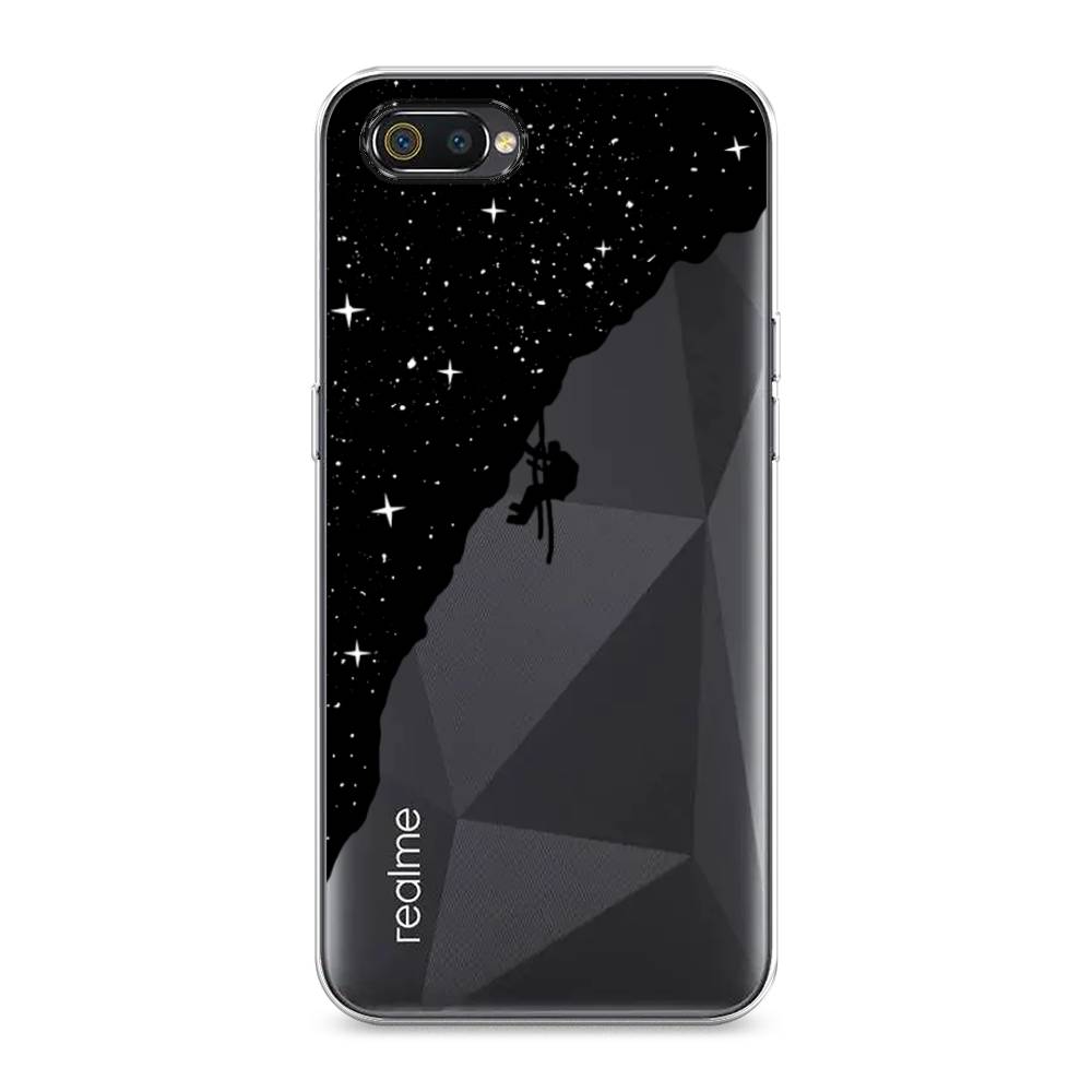 

Чехол Awog на Realme C2 "Скалолаз в космосе", Разноцветный, 251150-4