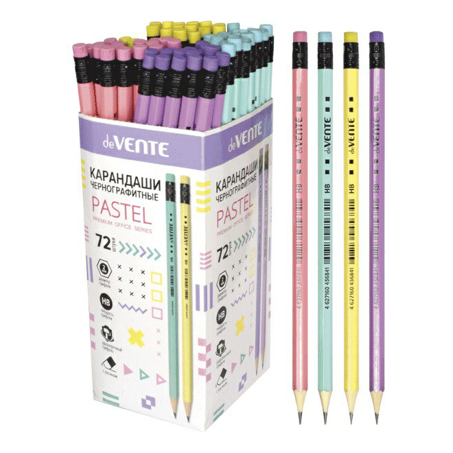 

Карандаш deVente Pastel чернографитный